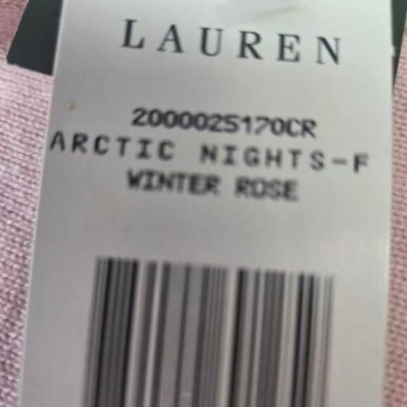 Nwt Lauren Ralph Lauren arctic nights winter rose  silk cashmere blend sweater M - Picture 10 of 11